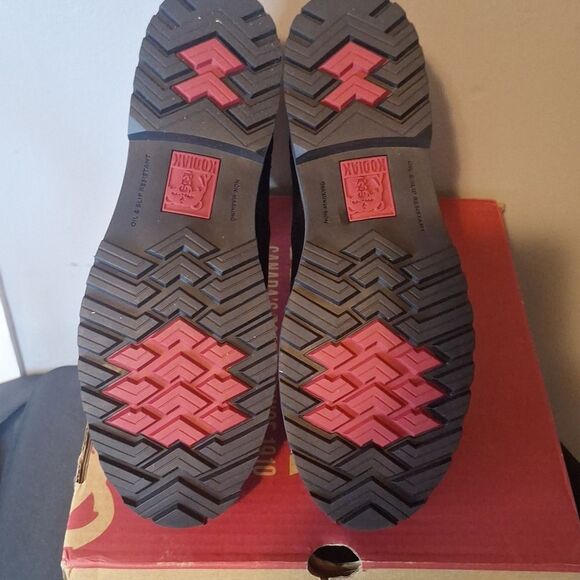 Kodiak Bralorne Chelsea black leather safety work boot womens 9.5 - Picture 4 of 6